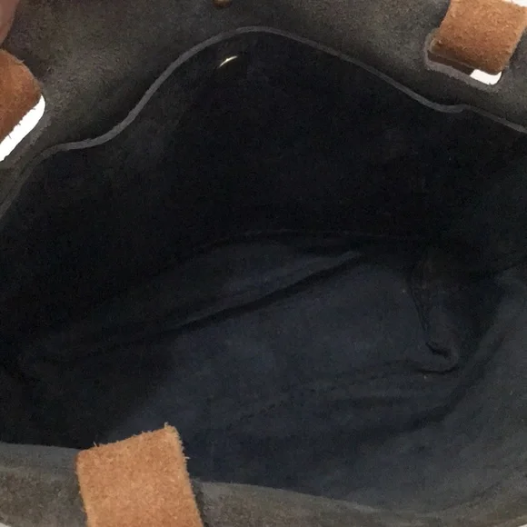 Blackkat Black and Tan Leather Tote Bag - Picture 9 of 10